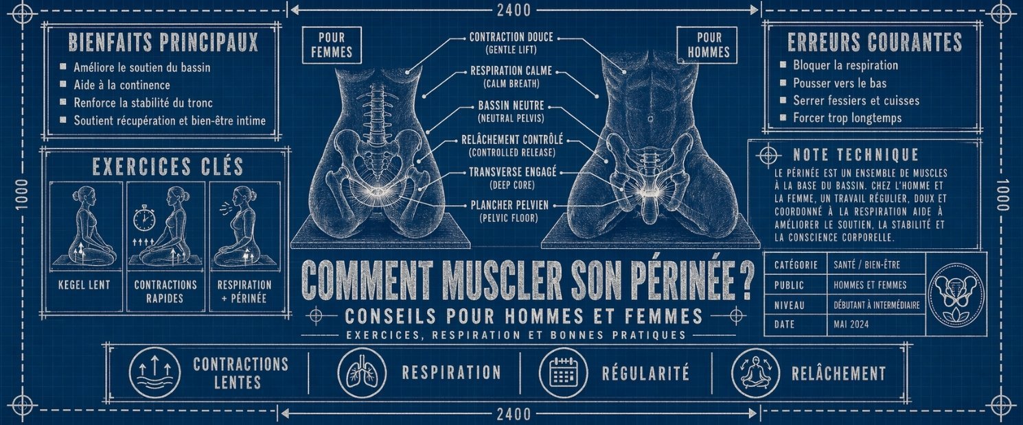 Comment muscler son périnée ? Conseils pour hommes et femmes