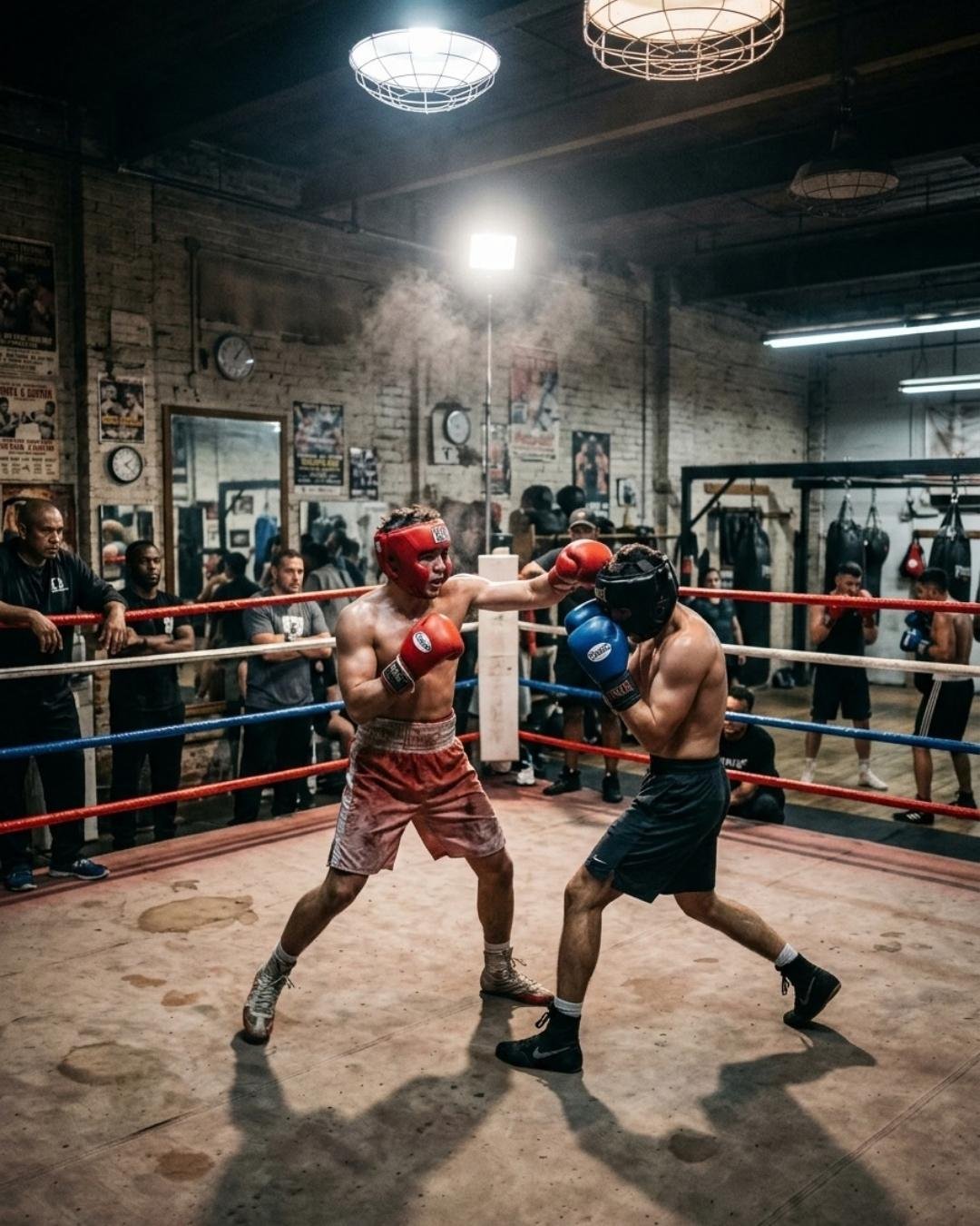 Ein Amateurboxkampf im Ring — Verwaltungssoftware für Boxclubs