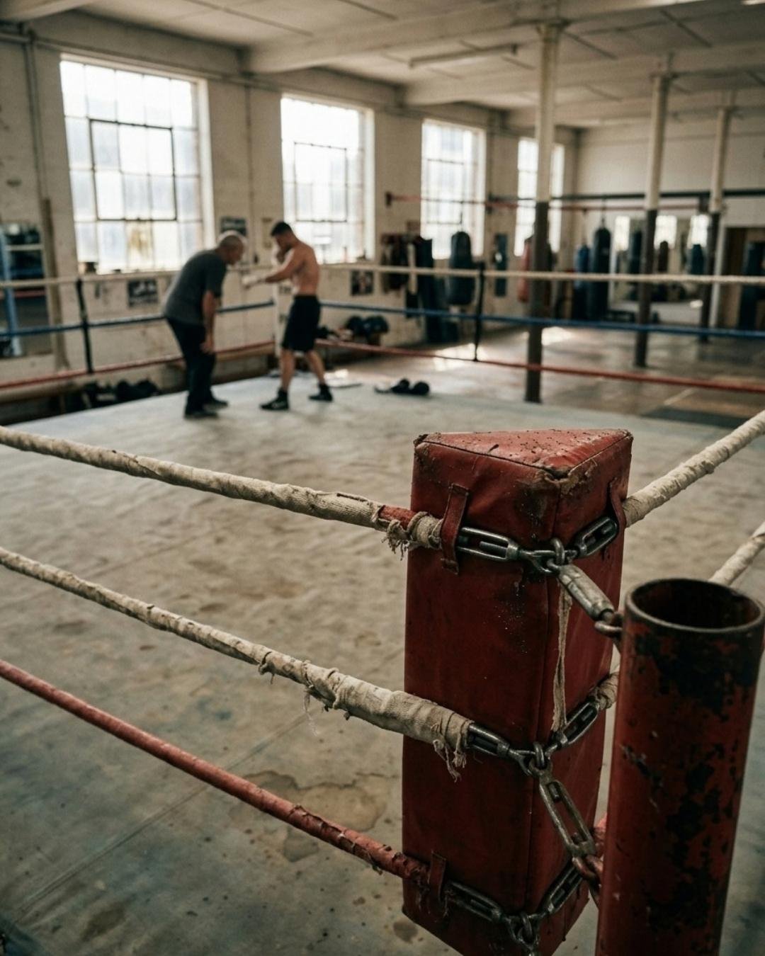 Ein Boxring in einer Trainingshalle — die BetterSport-Software für Boxclubs