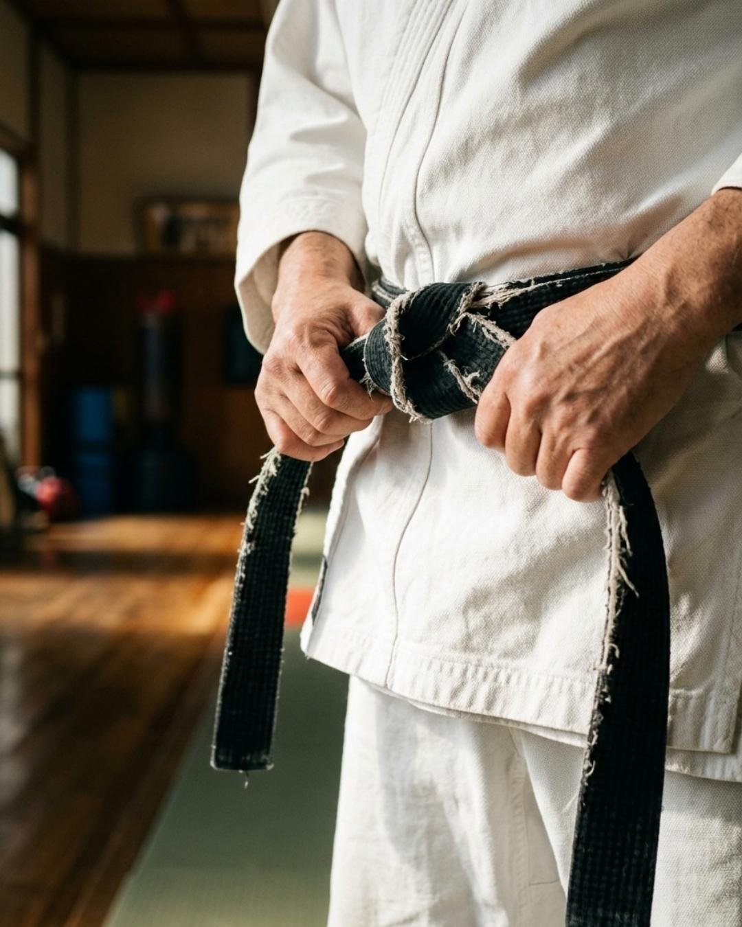 A belt being tied — illustration from the BetterSport taekwondo club page