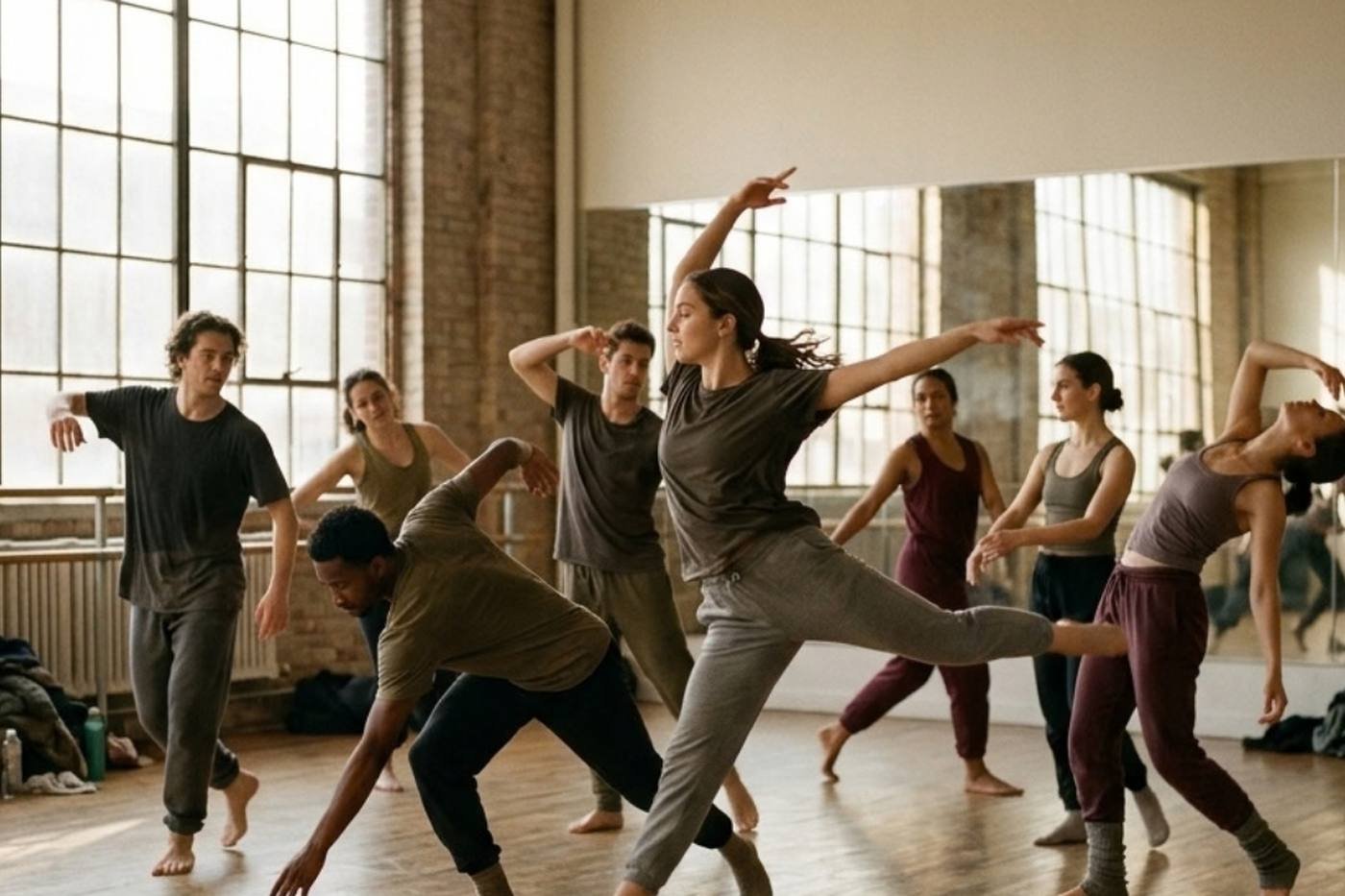 Yoga teacher instructing a posture, for becoming a yoga teacher