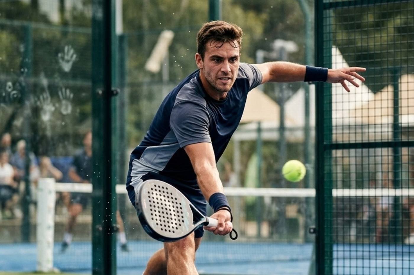 Una volea de pádel detrás del cristal — creación de sitio web para clubes de pádel